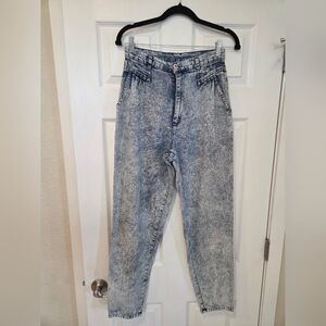 Vintage Cherokee High Rise Acid Wash Blue Jeans
